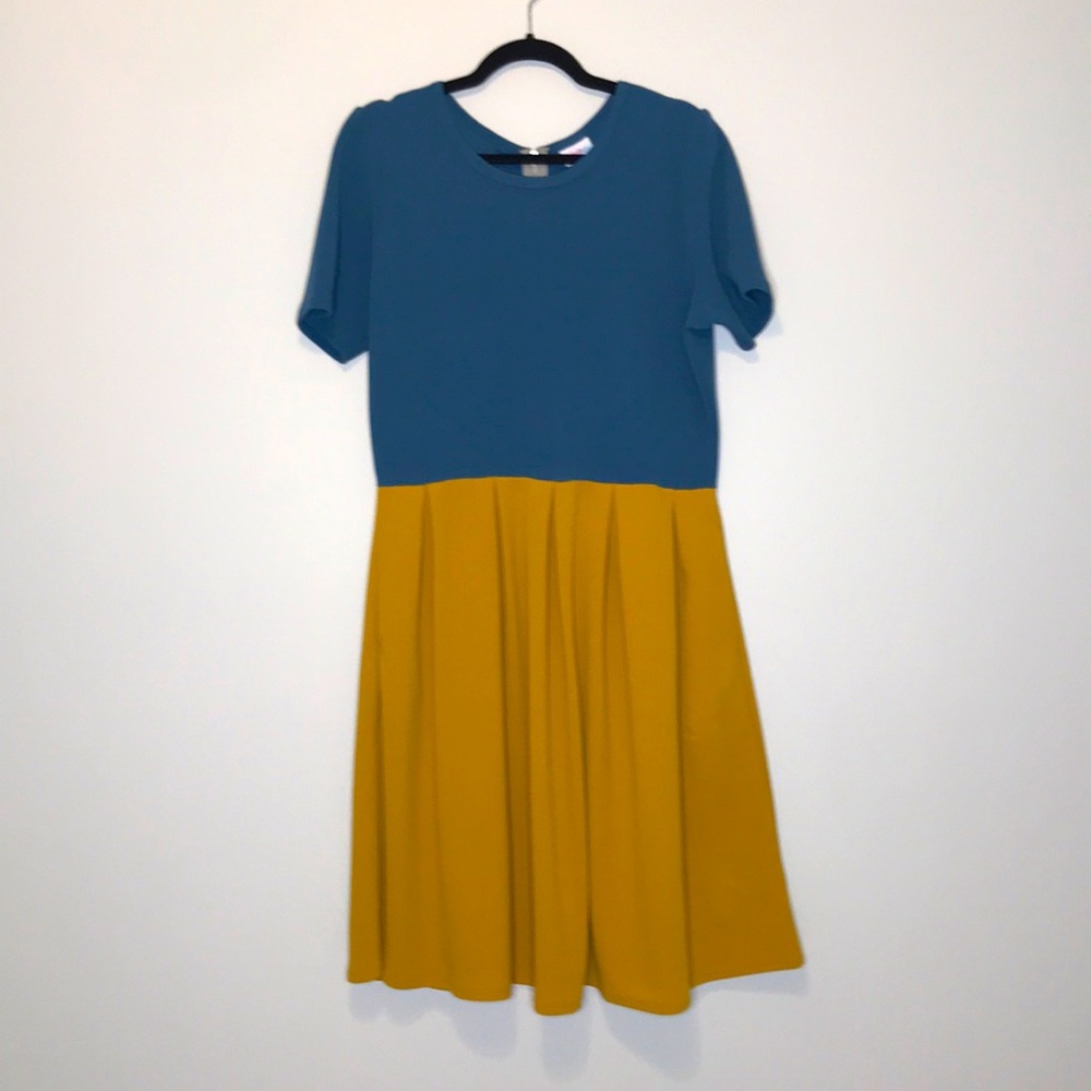 LuLaRoe Amelia Color Block Dress